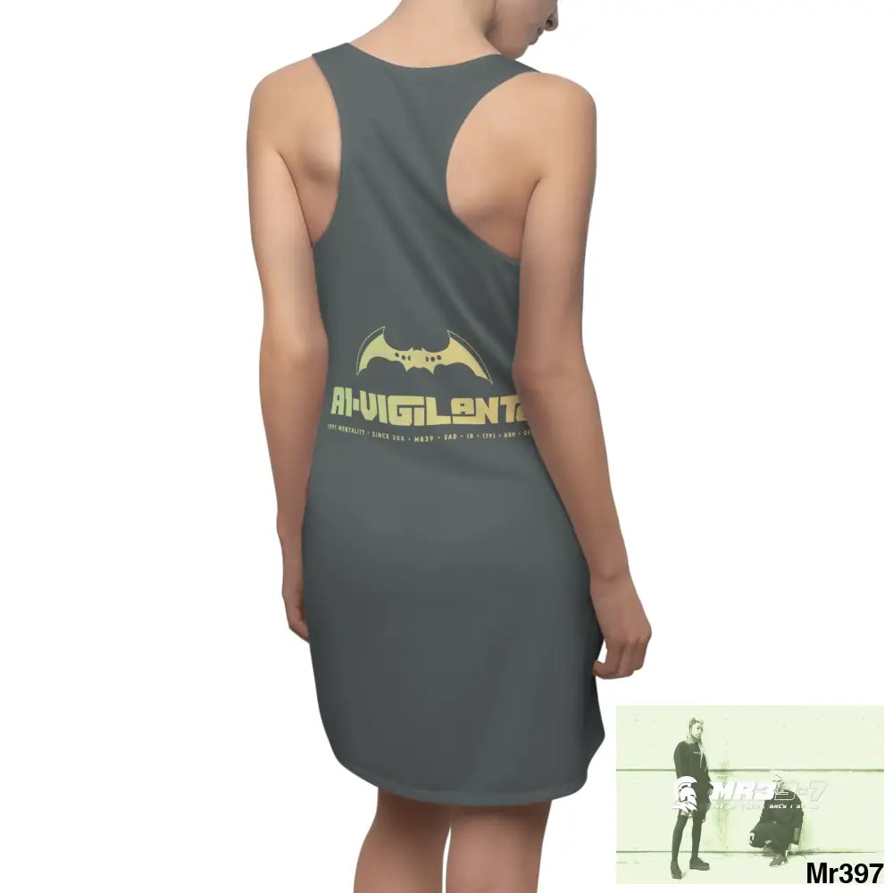 A1-Vigilante Women’s Cut & Sew Racerback Dress (AOP) All Over Prints