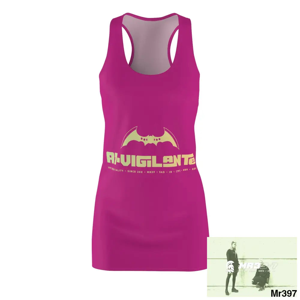 A1-Vigilante Women’s Cut & Sew Racerback Dress (AOP) All Over Prints