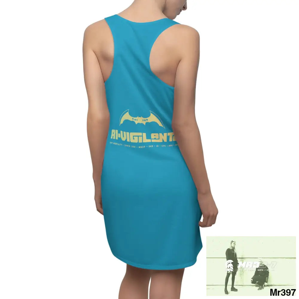 A1-Vigilante Women’s Cut & Sew Racerback Dress (AOP) All Over Prints