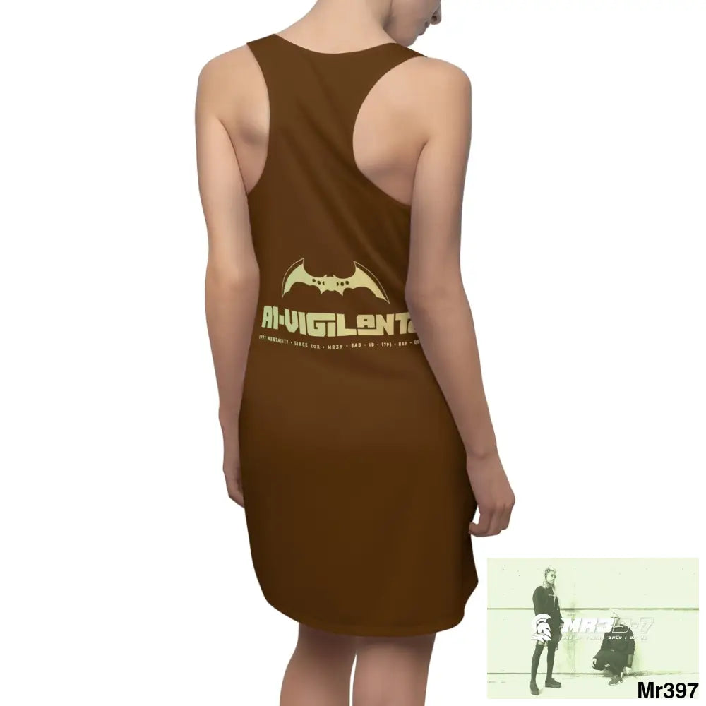 A1-Vigilante Women’s Cut & Sew Racerback Dress (AOP) All Over Prints