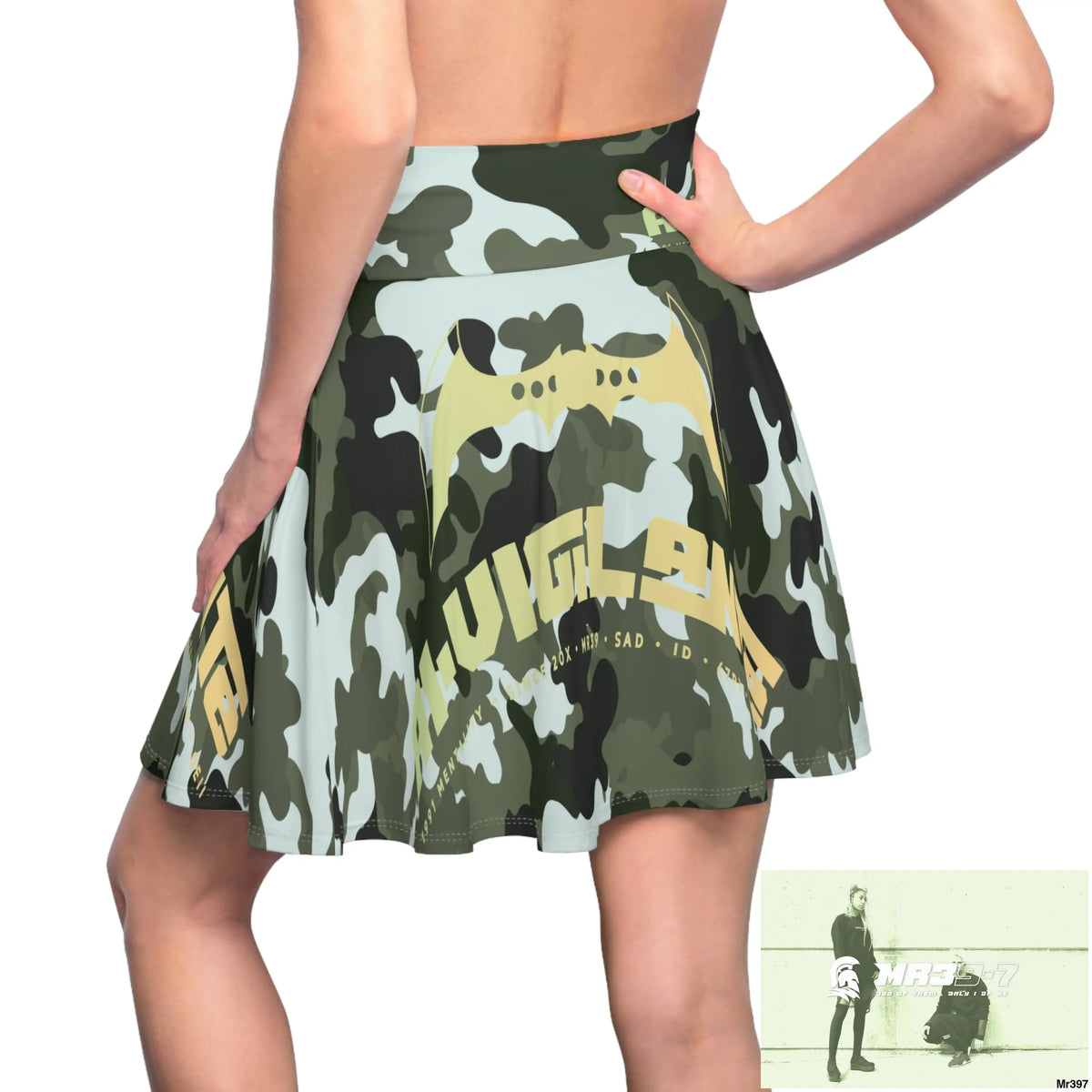 A1-Vigilante Women’s Skater Skirt (AOP) All Over Prints