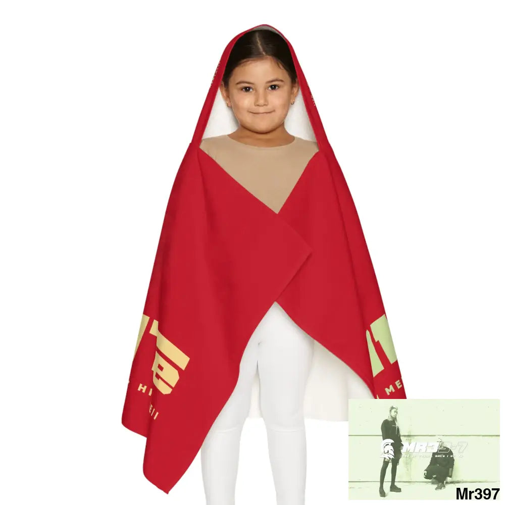 A1-Vigilante Youth Hooded Towel 24’’ × 48’’ All Over Prints