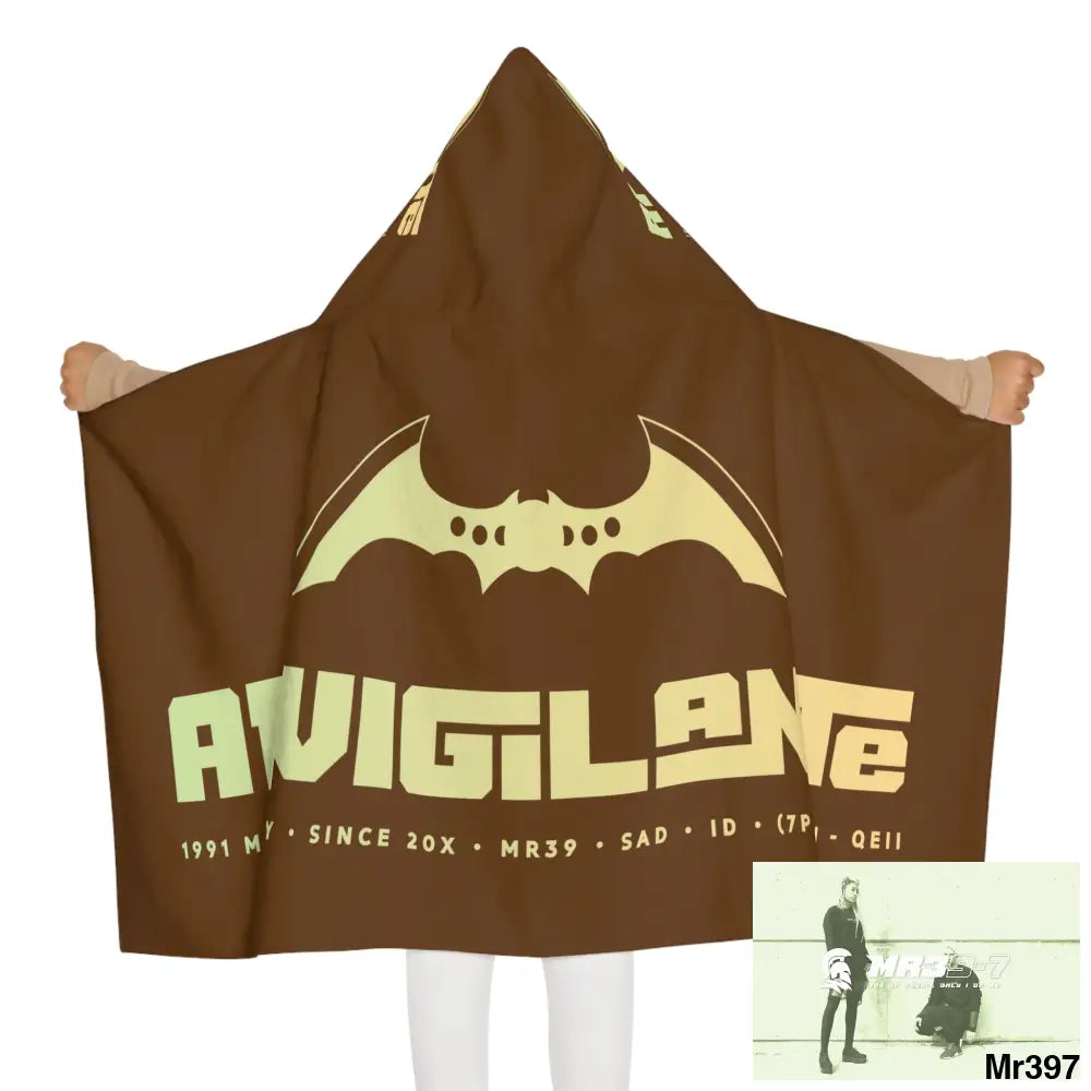 A1-Vigilante Youth Hooded Towel 24’’ × 48’’ All Over Prints
