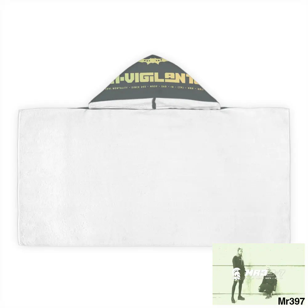 A1-Vigilante Youth Hooded Towel 24’’ × 48’’ All Over Prints