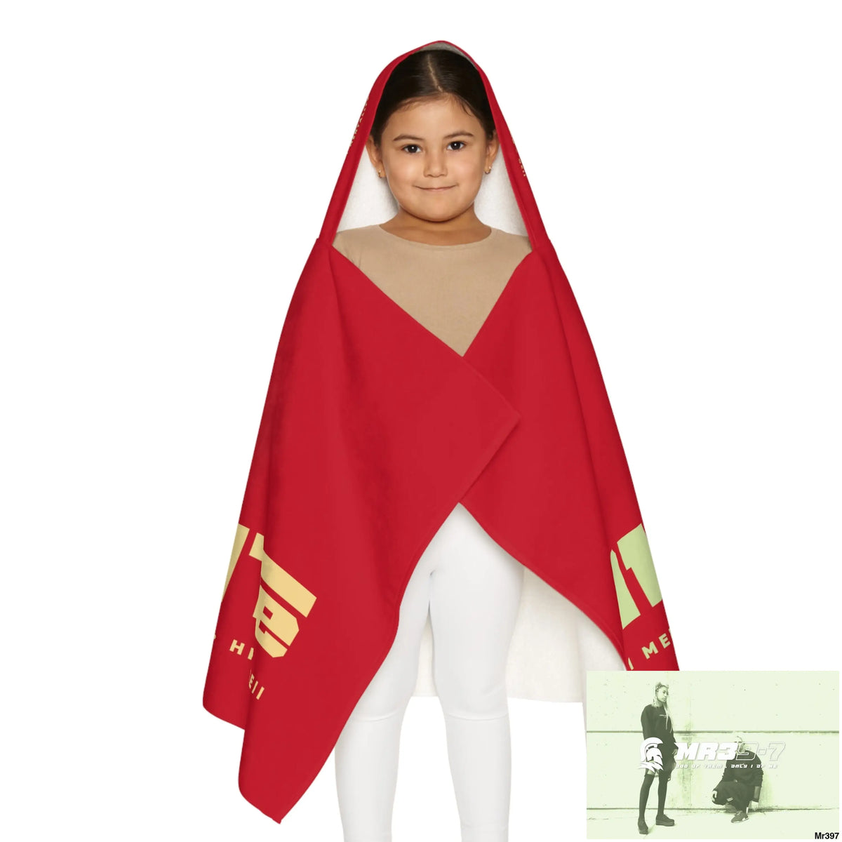 A1-Vigilante Youth Hooded Towel 24’’ × 48’’ All Over Prints