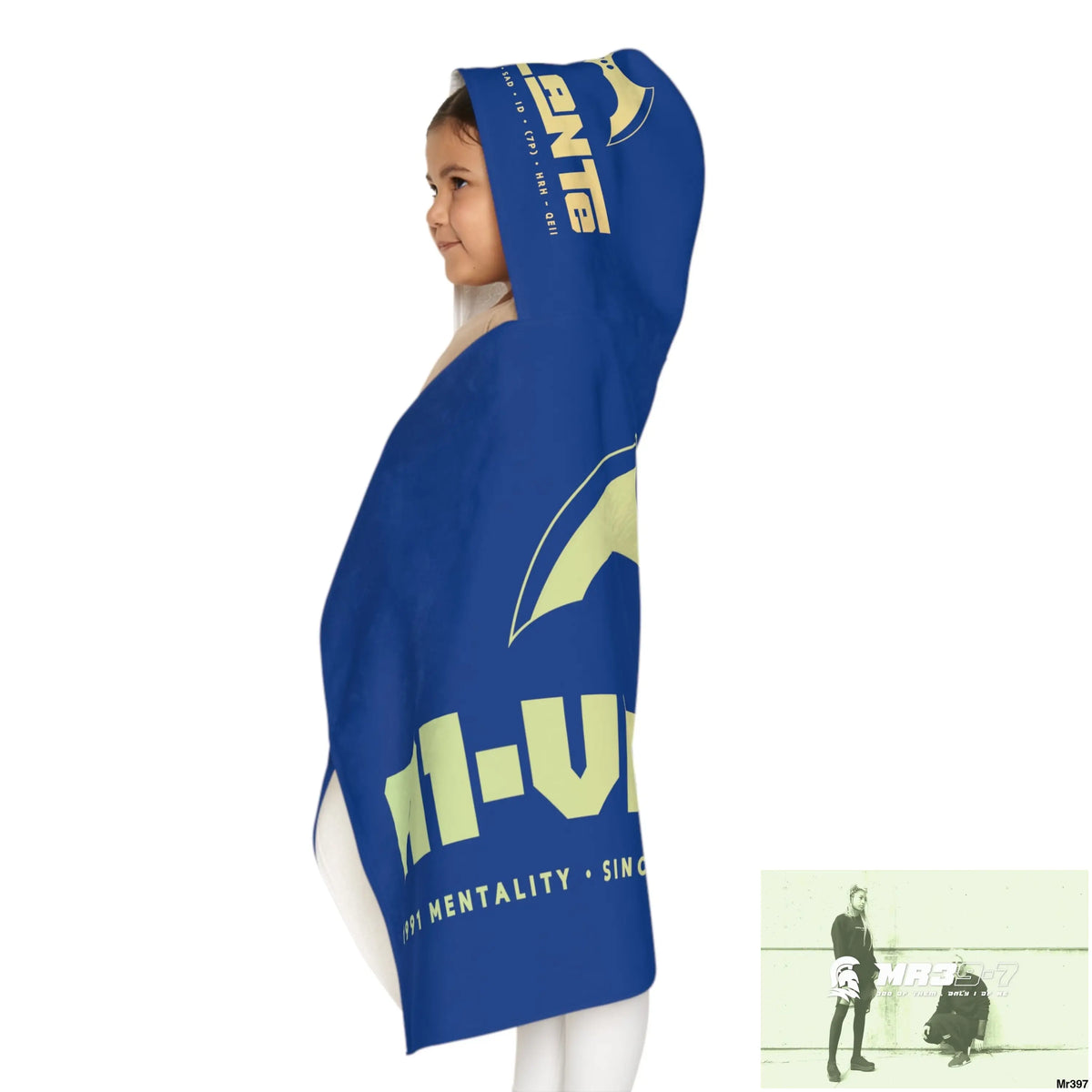 A1-Vigilante Youth Hooded Towel 24’’ × 48’’ All Over Prints