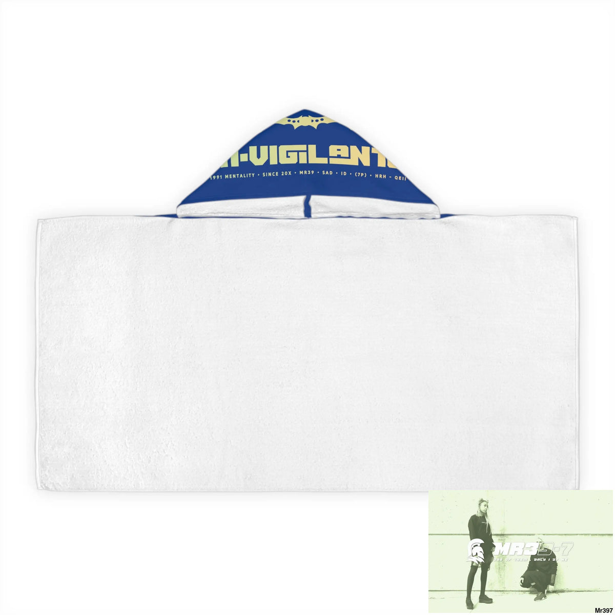 A1-Vigilante Youth Hooded Towel 24’’ × 48’’ All Over Prints