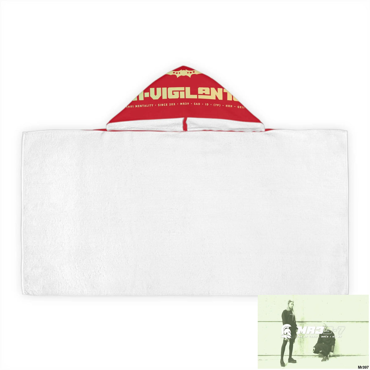 A1-Vigilante Youth Hooded Towel 24’’ × 48’’ All Over Prints