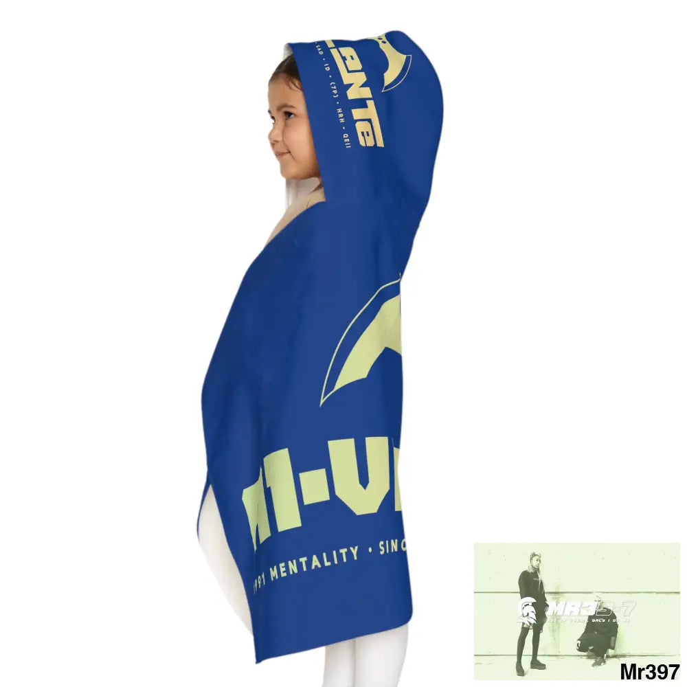 A1-Vigilante Youth Hooded Towel 24’’ × 48’’ All Over Prints