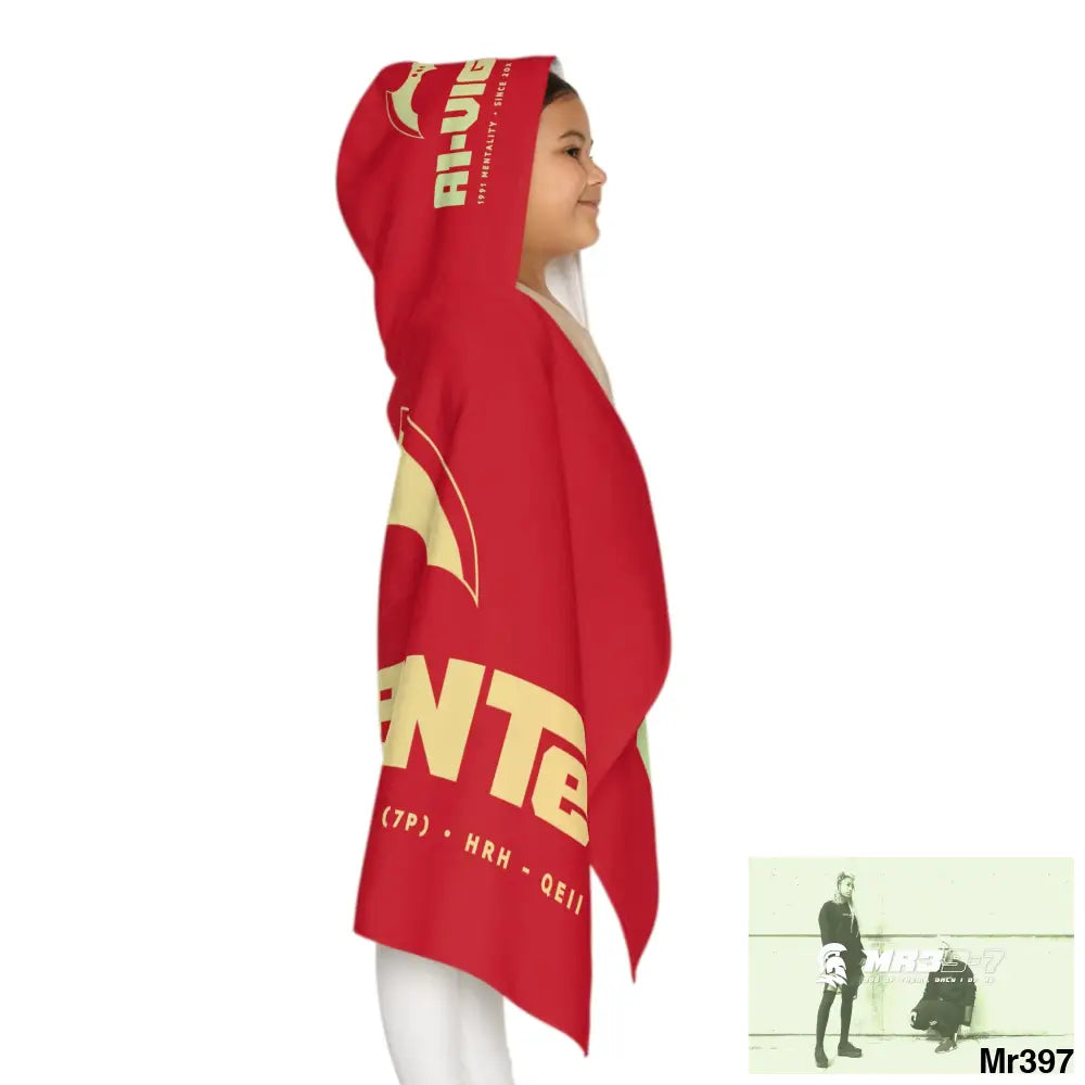 A1-Vigilante Youth Hooded Towel 24’’ × 48’’ All Over Prints