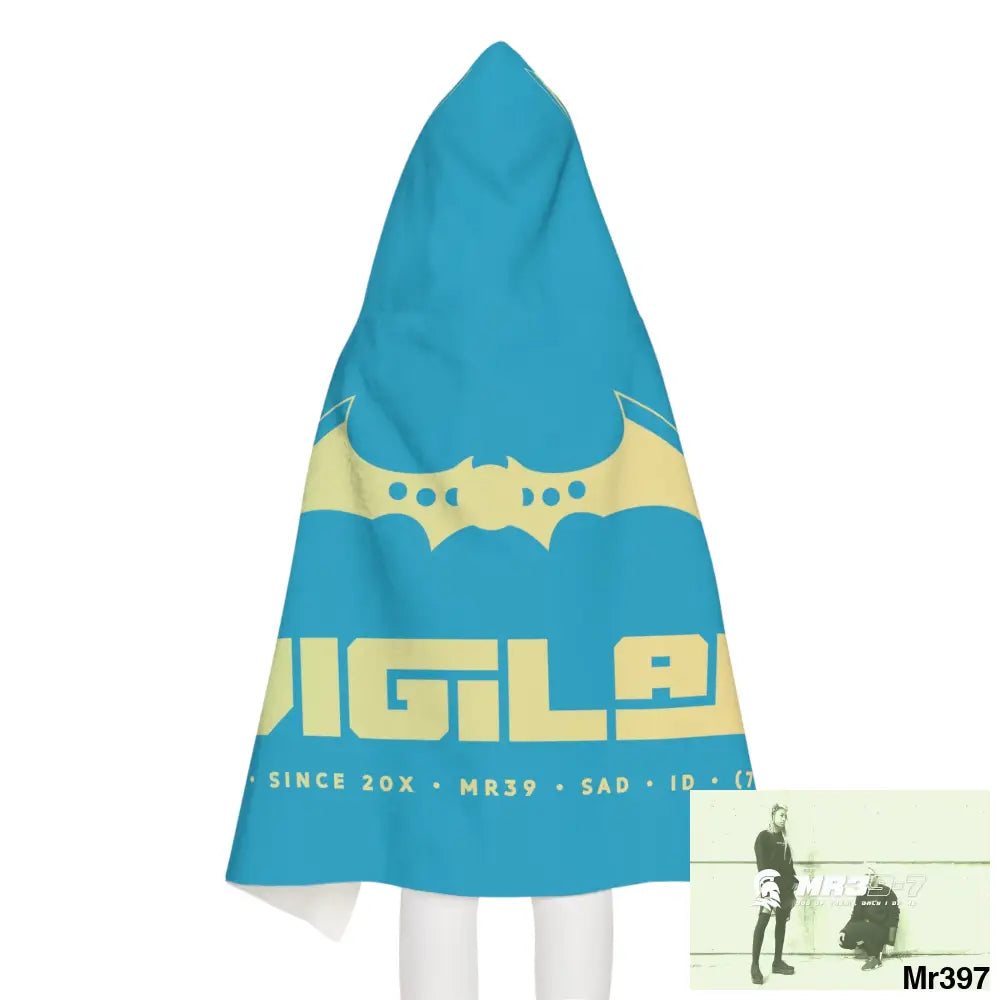 A1-Vigilante Youth Hooded Towel 24’’ × 48’’ All Over Prints