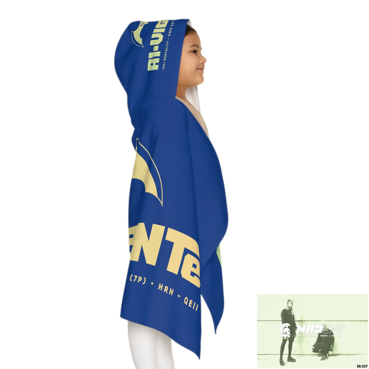 A1-Vigilante Youth Hooded Towel 24’’ × 48’’ All Over Prints