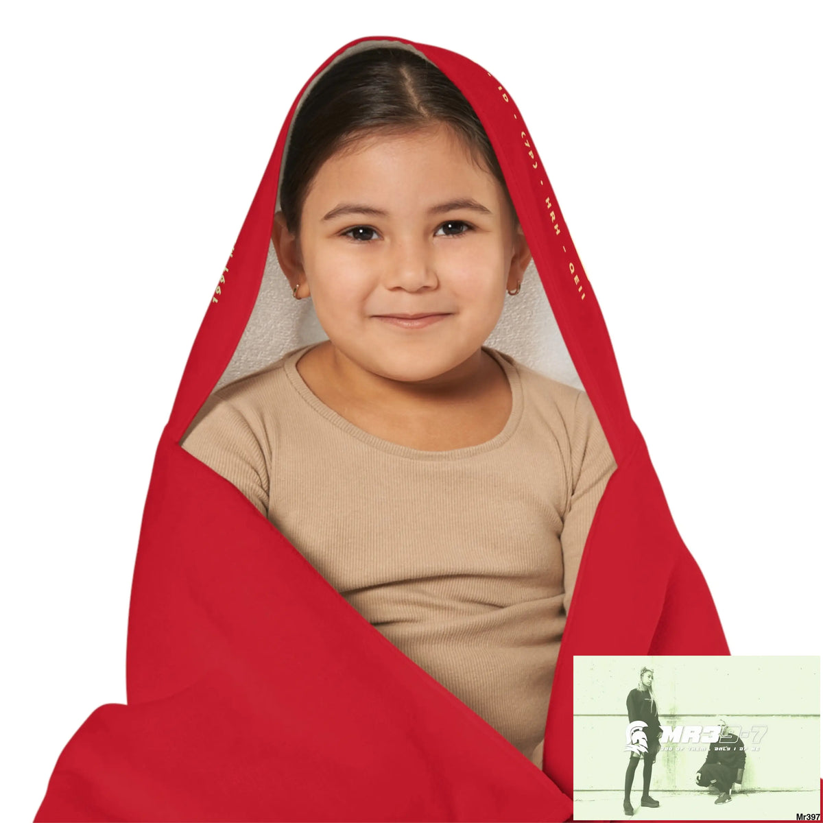 A1-Vigilante Youth Hooded Towel 24’’ × 48’’ All Over Prints