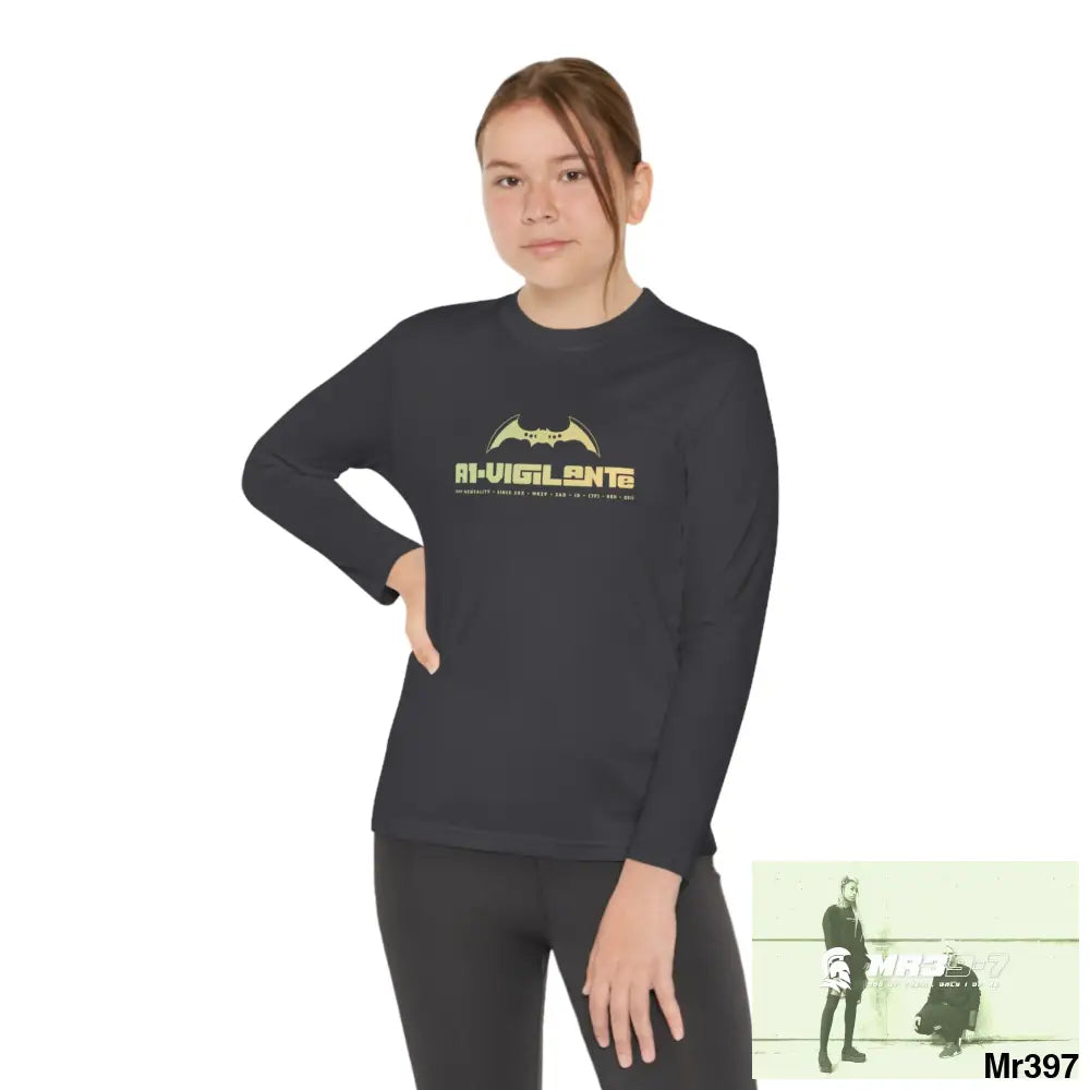 A1-Vigilante Youth Long Sleeve Competitor Tee Kids clothes