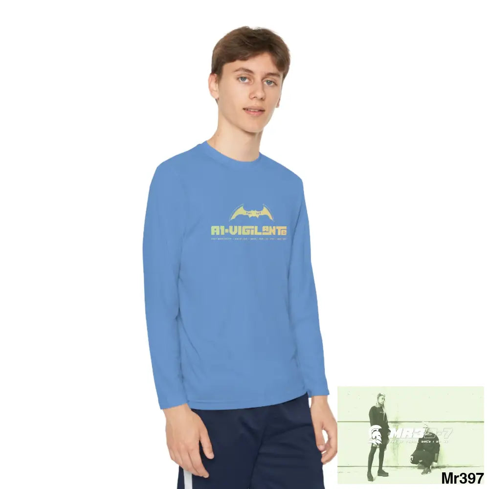 A1-Vigilante Youth Long Sleeve Competitor Tee Kids clothes