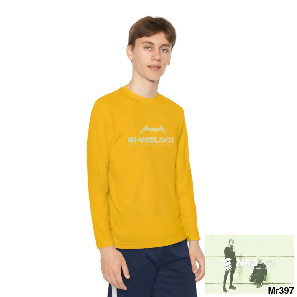 A1-Vigilante Youth Long Sleeve Competitor Tee Kids clothes