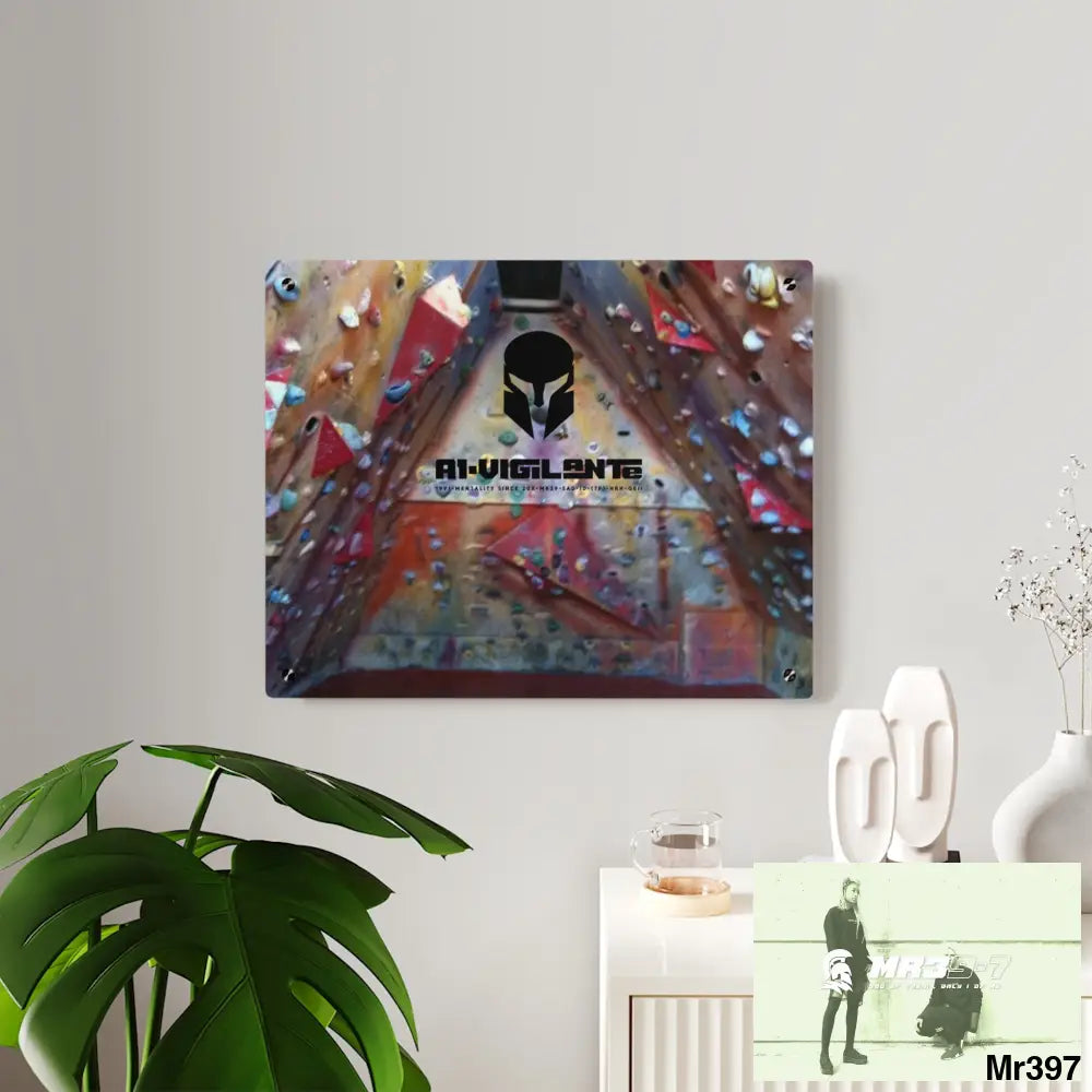A1-VigilanteTraining Wall 20X Beacons Climbing centre Gwynedd - Acrylic Wall Art Panels Home Decor