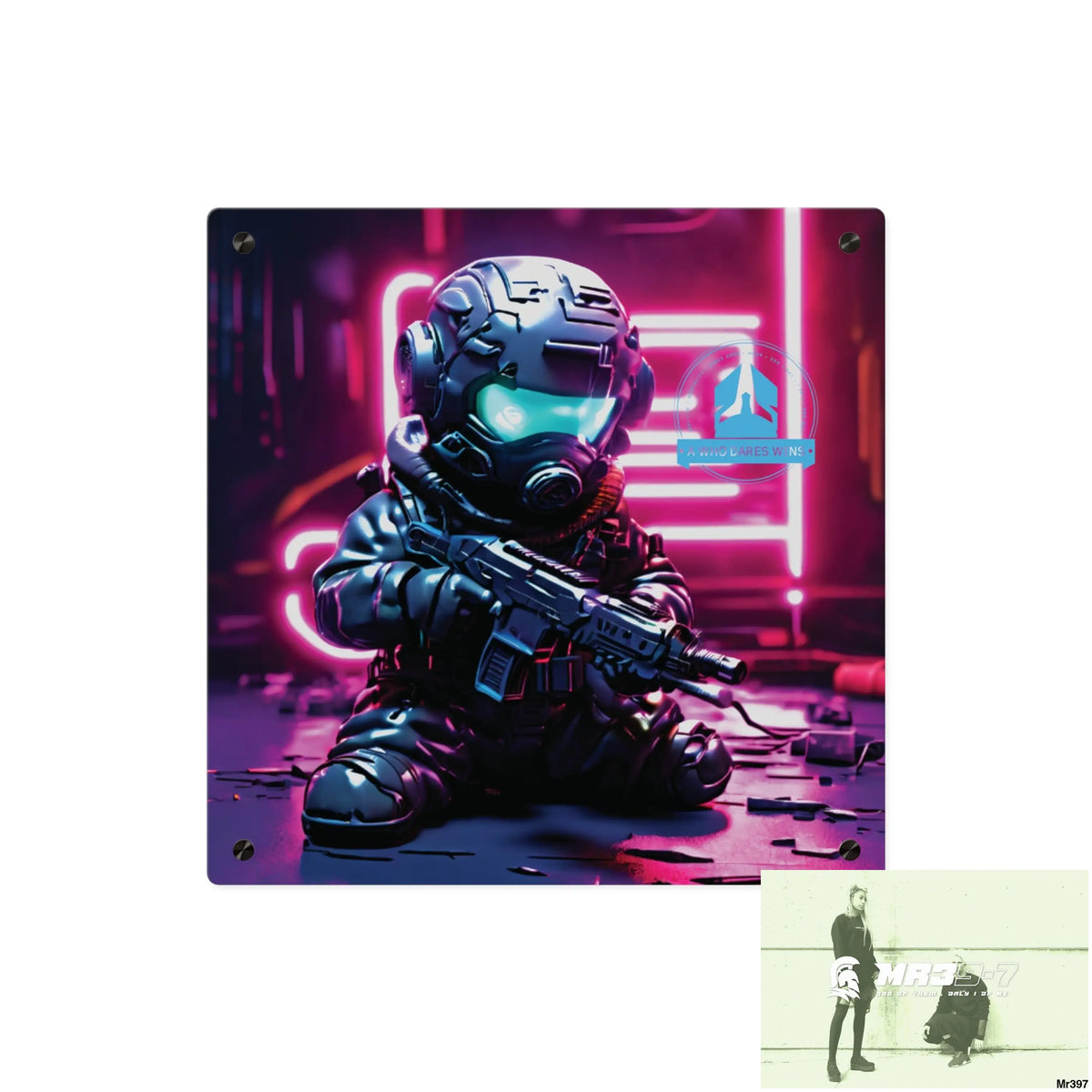 A1 WDW Defiance Weapons of choice no6 2628 days Death Flat Covert Failures Ltd Edition no 22 Acrylic Wall Art Panels