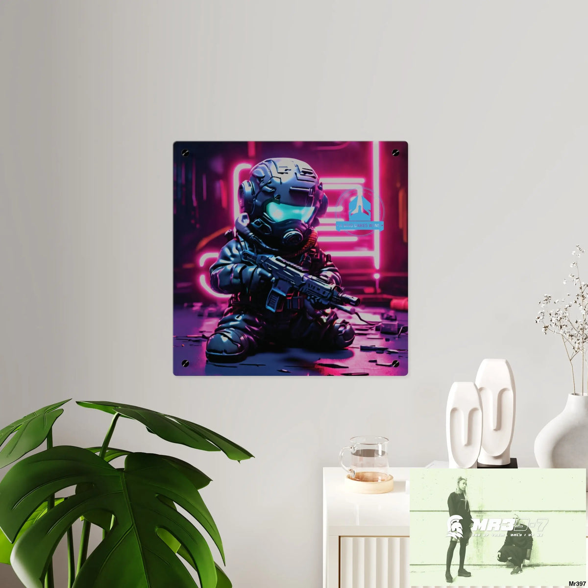 A1 WDW Defiance Weapons of choice no6 2628 days Death Flat Covert Failures Ltd Edition no 22 Acrylic Wall Art Panels