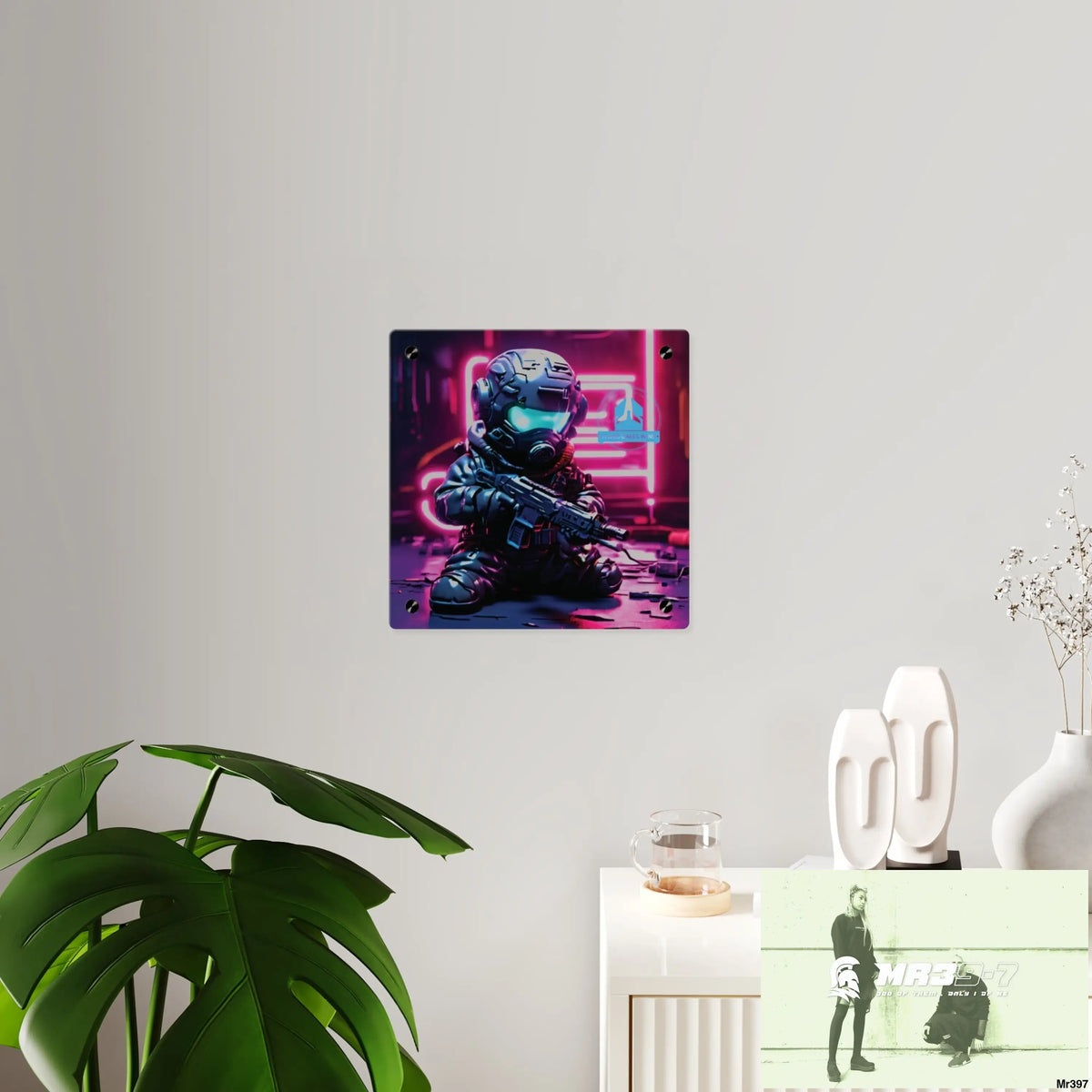 A1 WDW Defiance Weapons of choice no6 2628 days Death Flat Covert Failures Ltd Edition no 22 Acrylic Wall Art Panels