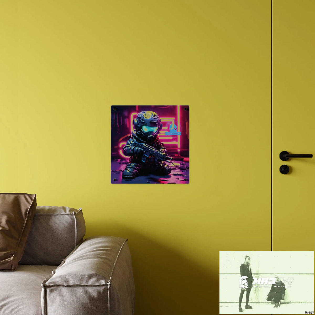 A1 WDW Defiance Weapons of choice no6 2628 days Death Flat Covert Failures Ltd Edition no 22 Acrylic Wall Art Panels