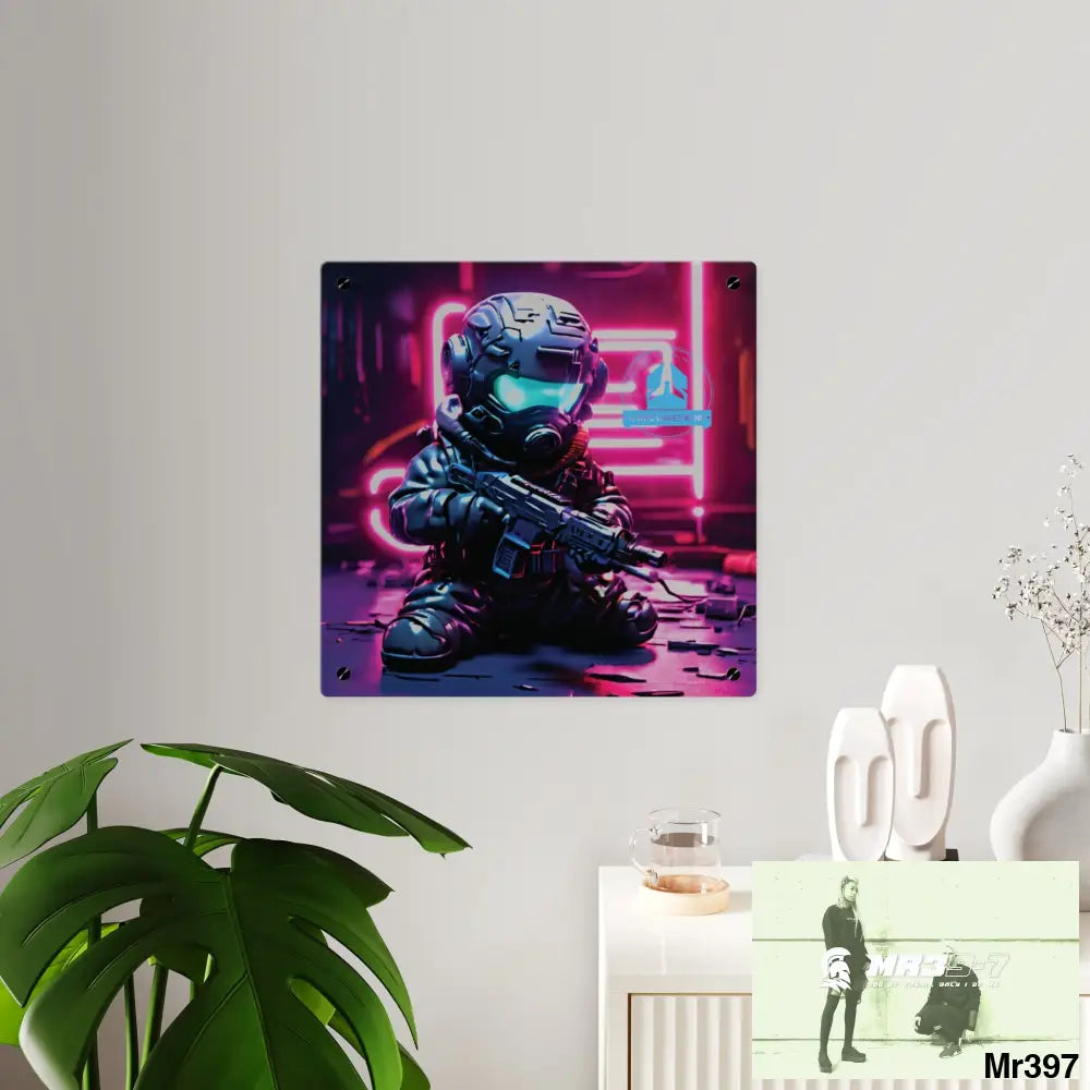 A1 WDW Defiance Weapons of choice no6 2628 days Death Flat Covert Failures Ltd Edition no 22 Acrylic Wall Art Panels