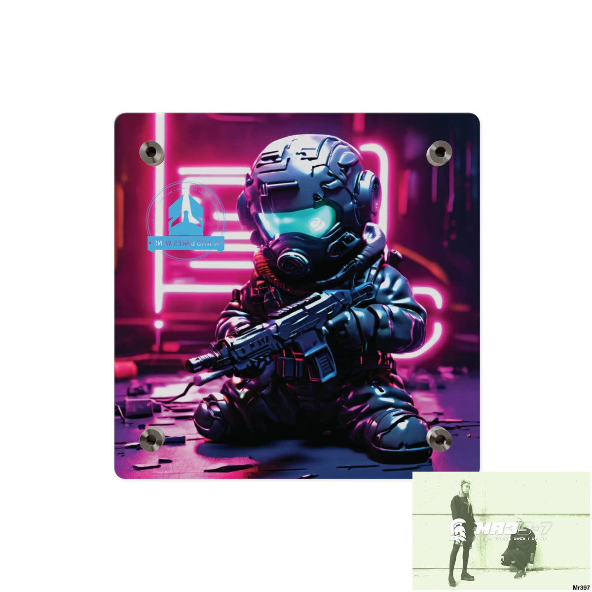 A1 WDW Defiance Weapons of choice no6 2628 days Death Flat Covert Failures Ltd Edition no 22 Acrylic Wall Art Panels