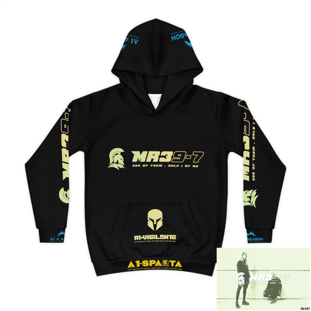 A1.WDW.(RSF-AWDW.ID)SPARTA.VIGILANTE.MR39. Children’s Hoodie (AOP) All Over Prints