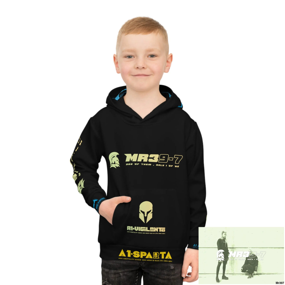 A1.WDW.(RSF-AWDW.ID)SPARTA.VIGILANTE.MR39. Children’s Hoodie (AOP) All Over Prints