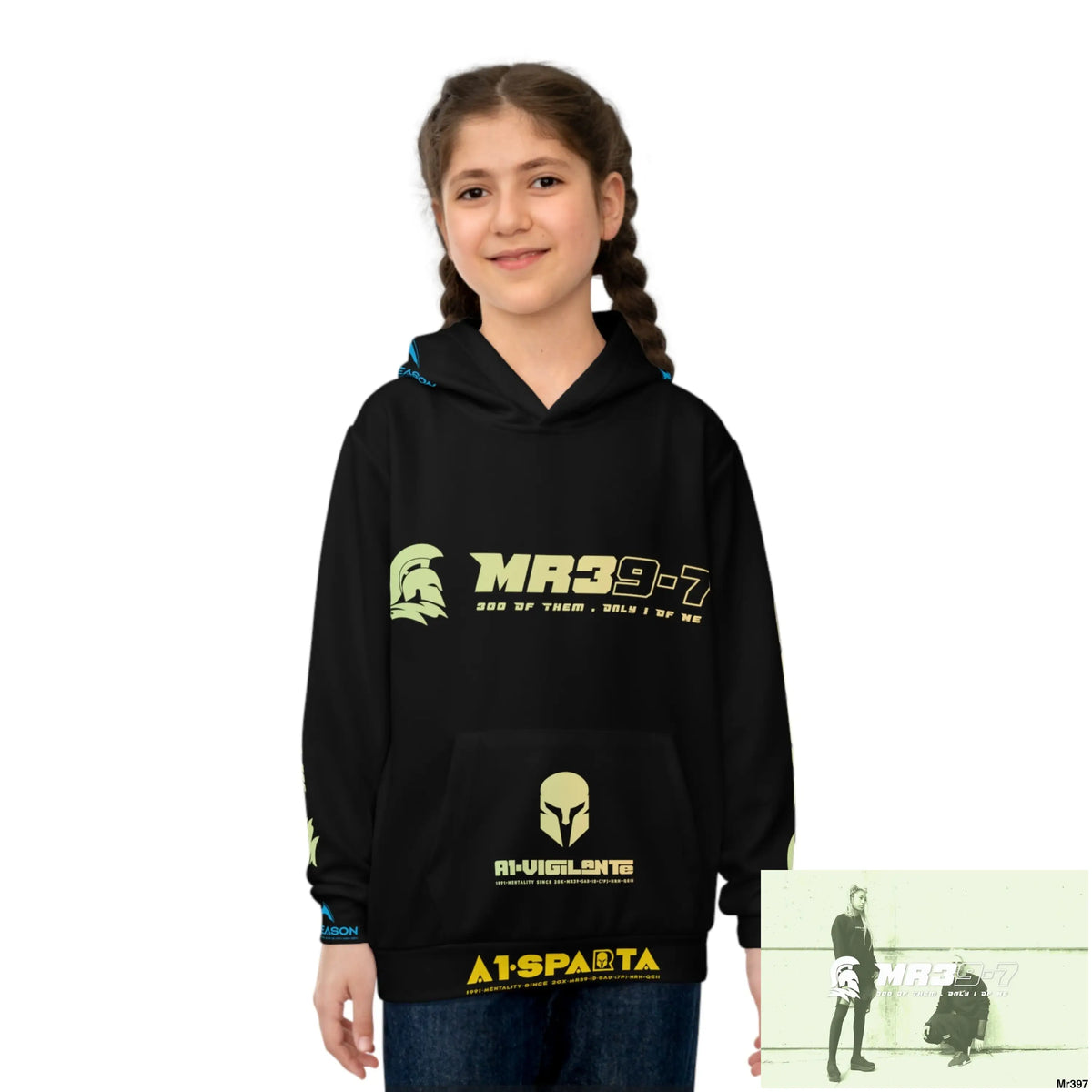 A1.WDW.(RSF-AWDW.ID)SPARTA.VIGILANTE.MR39. Children’s Hoodie (AOP) All Over Prints