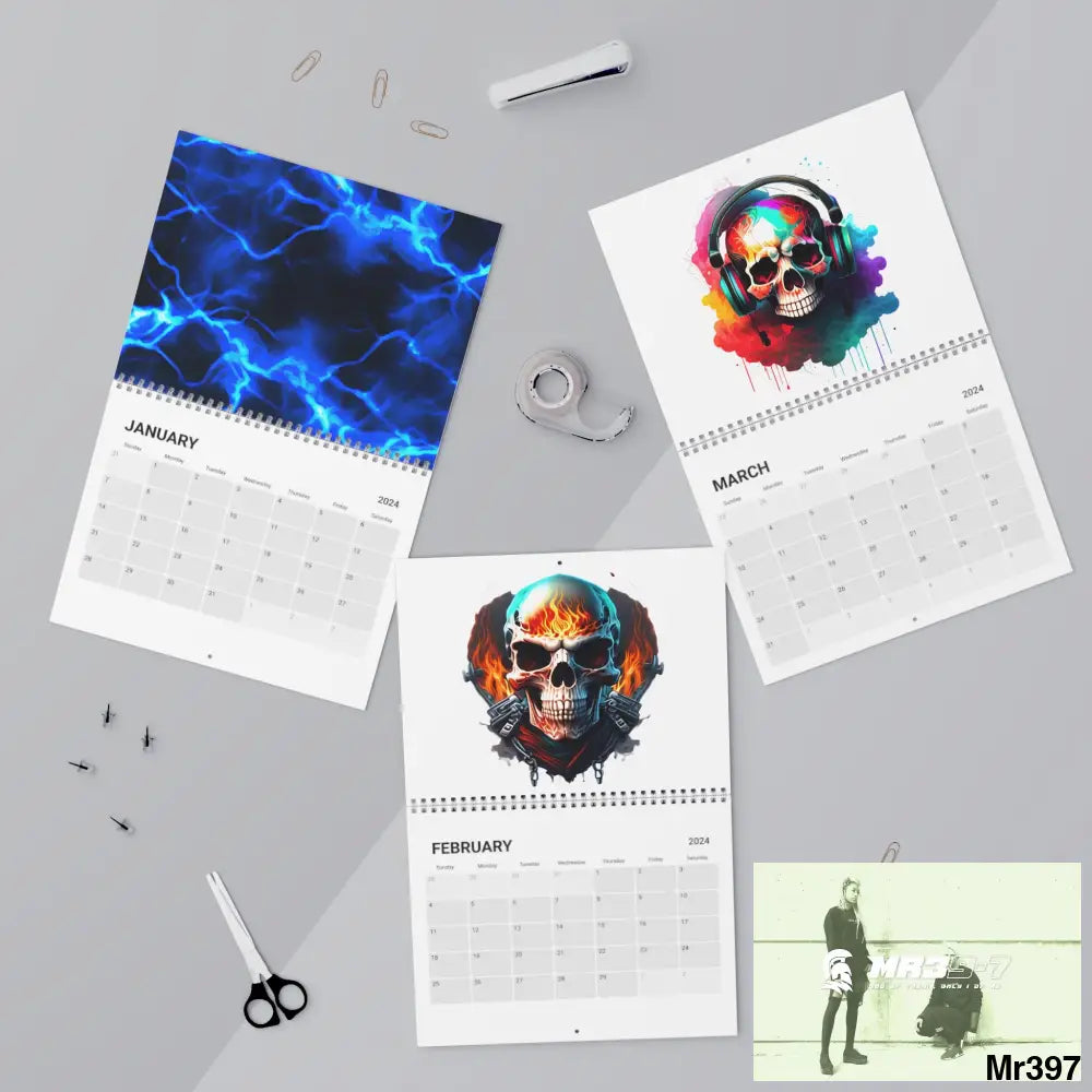 A1.WDW.RSf.SPARTA.VIGILANTE.MR39-7 + Art Calendar (2024) 10.8’’ x 8.4’’ / Semi Glossy Calendar