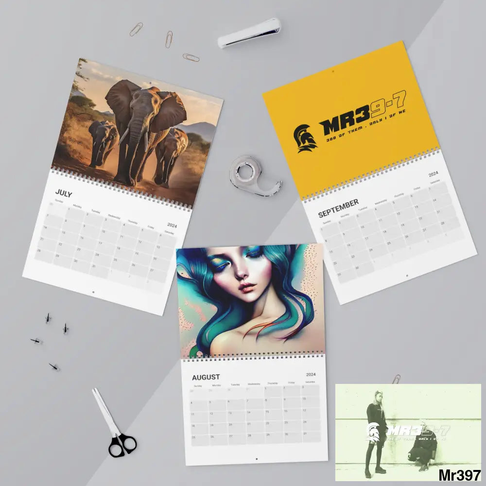 A1.WDW.RSF.SPARTA.VIGILANTE.MR39-7 + Art Calendar (2024) 10.8’’ x 8.4’’ / Semi Glossy Calendar