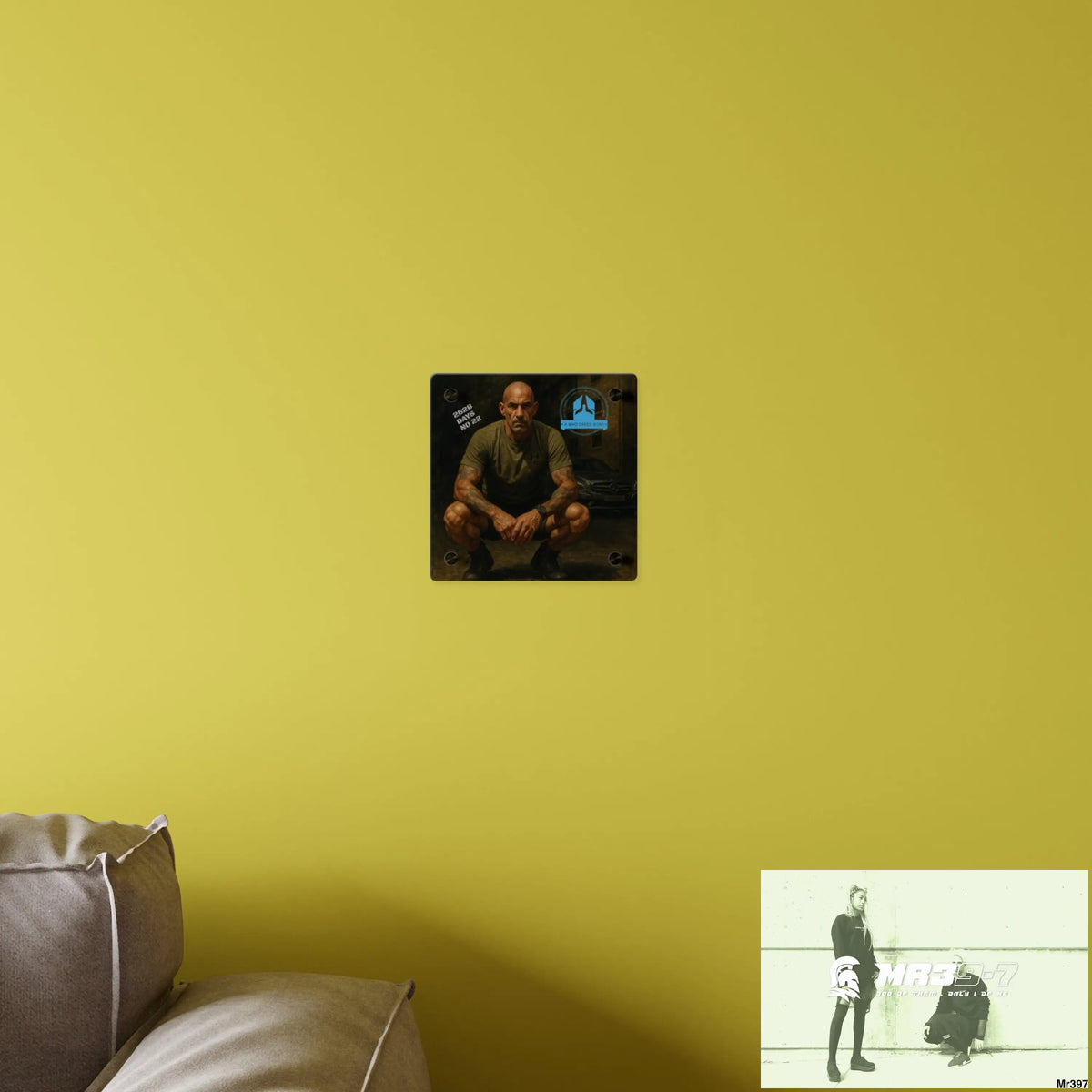 A1 Who Dares Wins 2628 days Death Flat Covert Failures Ltd Edition no 22 from France Acrylic Wall Art Panels Home Decor