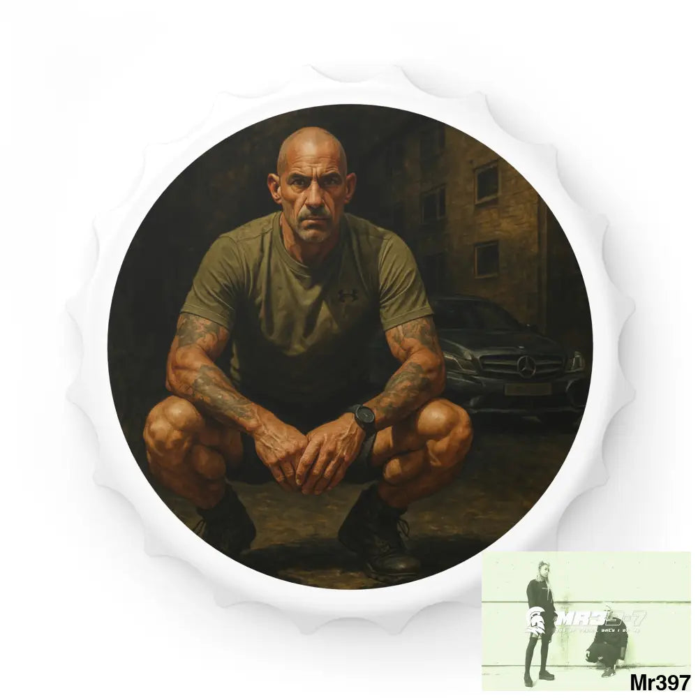 A1 WHO DARES WINS 2628 DAYS DEATH FLAT COVERT FAILURES LTD EDITION NO 22 FROM FRANCE NO 22 Magnetic Bottle Opener One