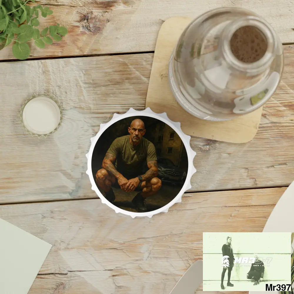 A1 WHO DARES WINS 2628 DAYS DEATH FLAT COVERT FAILURES LTD EDITION NO 22 FROM FRANCE NO 22 Magnetic Bottle Opener One