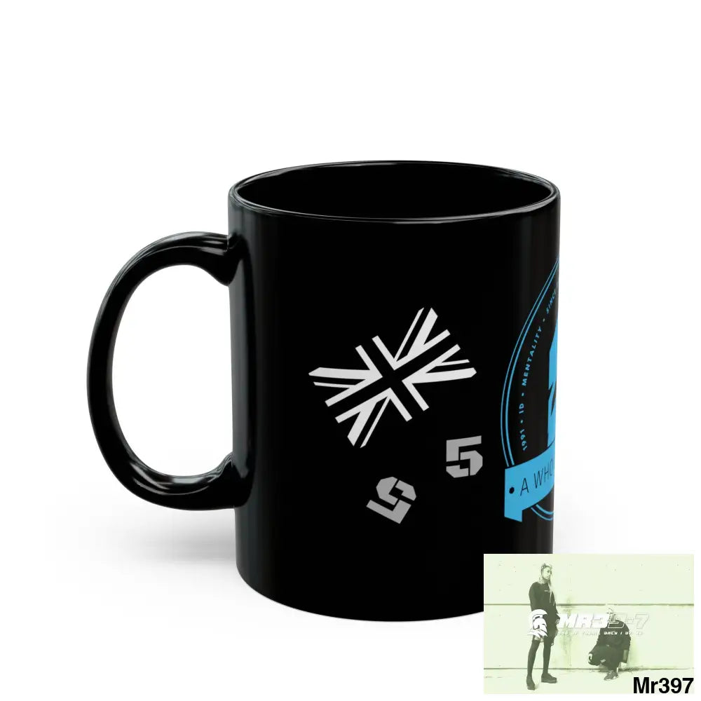A1• Who Dares Wins 55’ s back 11oz Tactical GB / Wales Black Mug Mental Health VAR / My Life My Deaths Their Plans