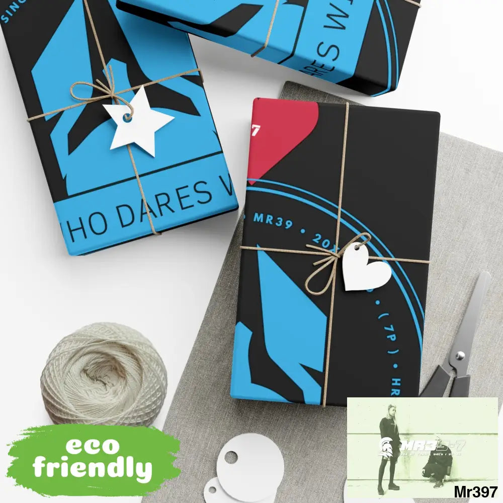 A1 Who Dares Wins 7 Love Gift Wrap Papers Home Decor