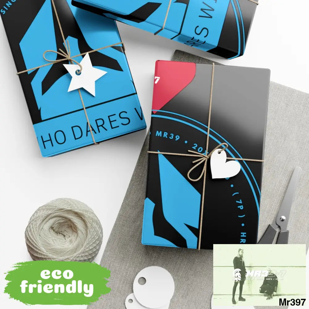 A1 Who Dares Wins 7 Love Gift Wrap Papers Home Decor