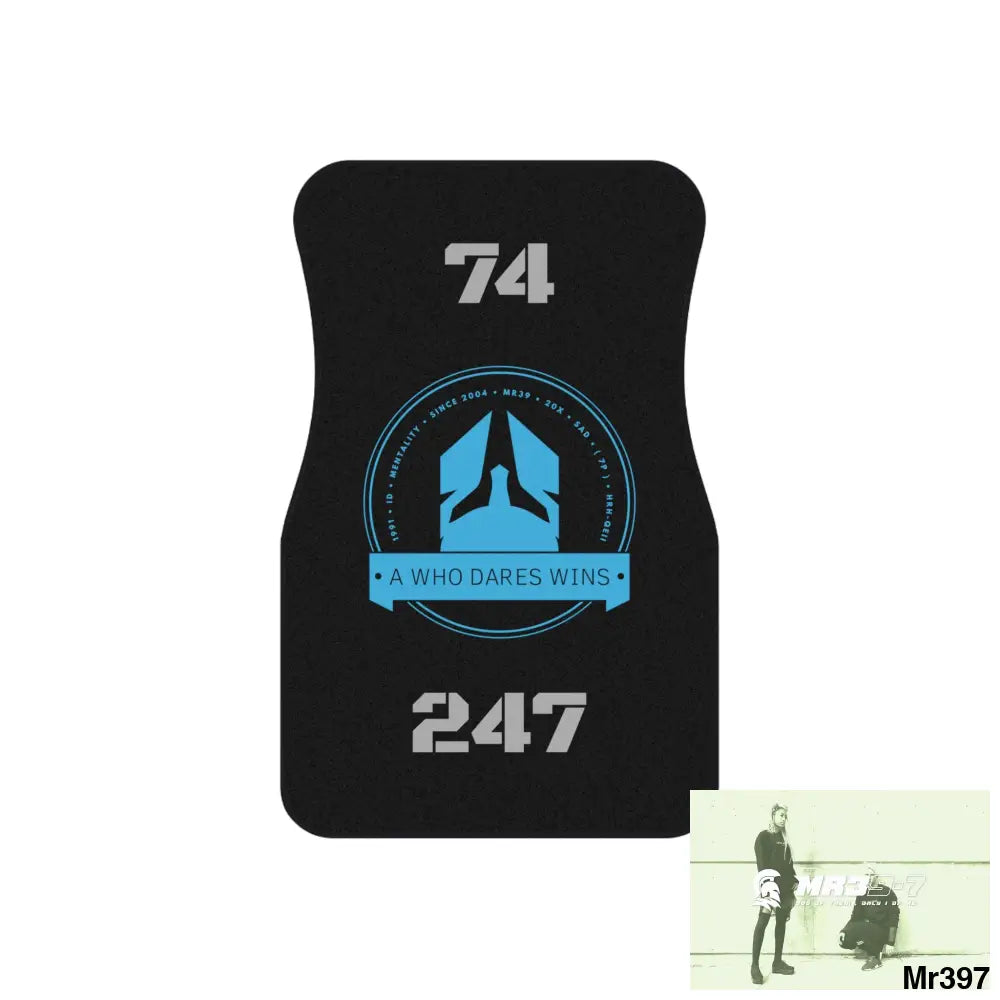 A1-Who Dares Wins 74 Always ready 24/7 Car Mats (2x Front) 2x Front mats Accessories
