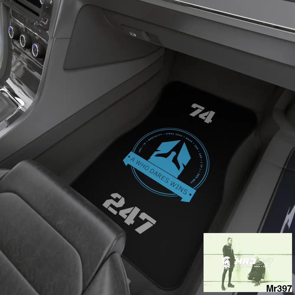 A1-Who Dares Wins 74 Always ready 24/7 Car Mats (2x Front) 2x Front mats Accessories