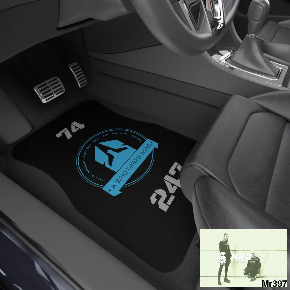 A1-Who Dares Wins 74 Always ready 24/7 Car Mats (2x Front) 2x Front mats Accessories