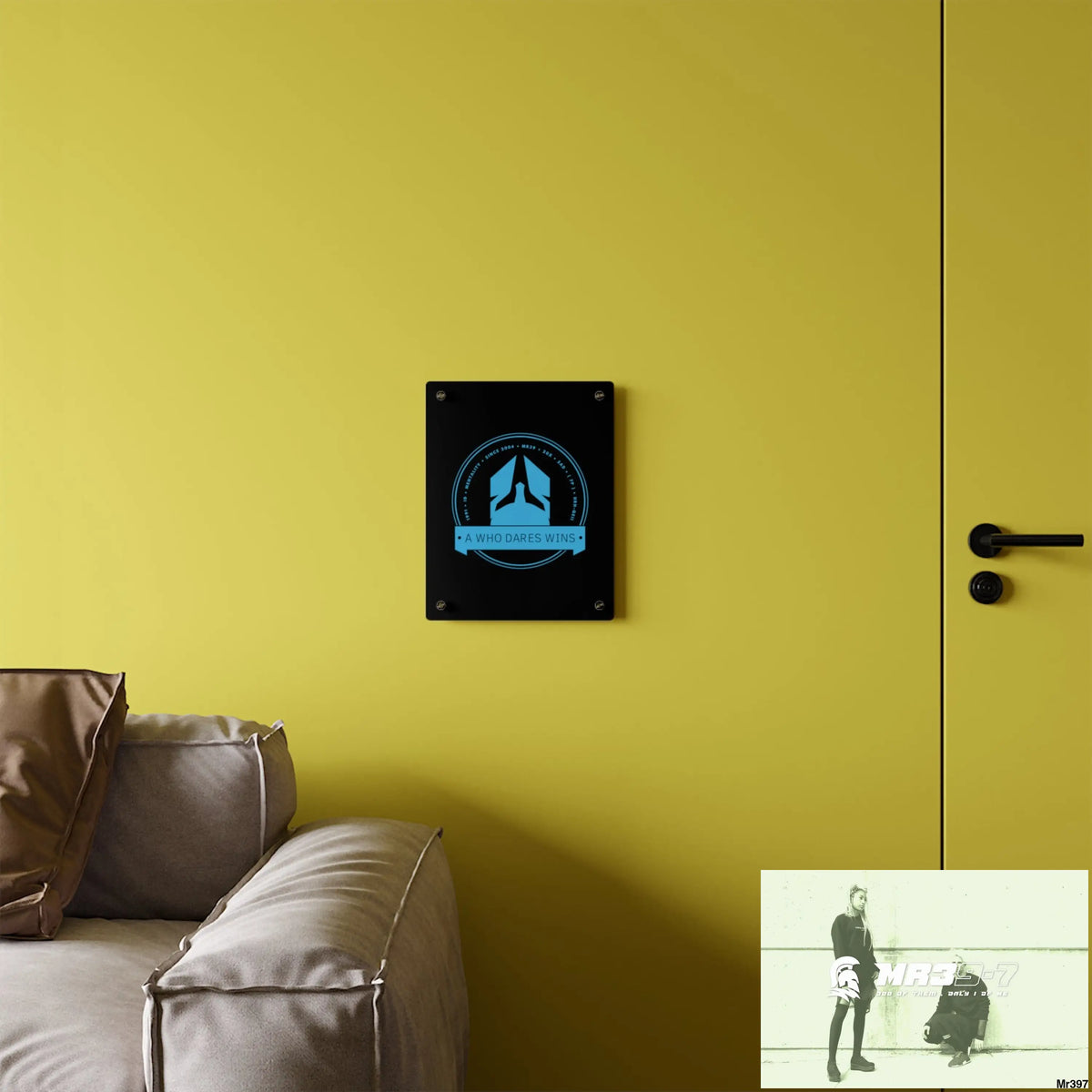 A1 Who Dares Wins Acrylic Wall Art Panels Home Decor