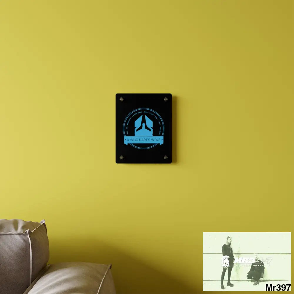 A1 Who Dares Wins Acrylic Wall Art Panels Home Decor