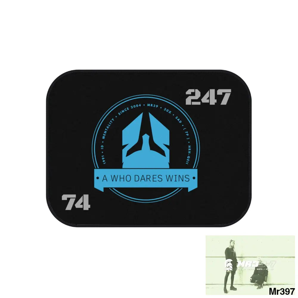 A1-Who Dares Wins Car Mats (2x Rear) 2x Rear mats Accessories