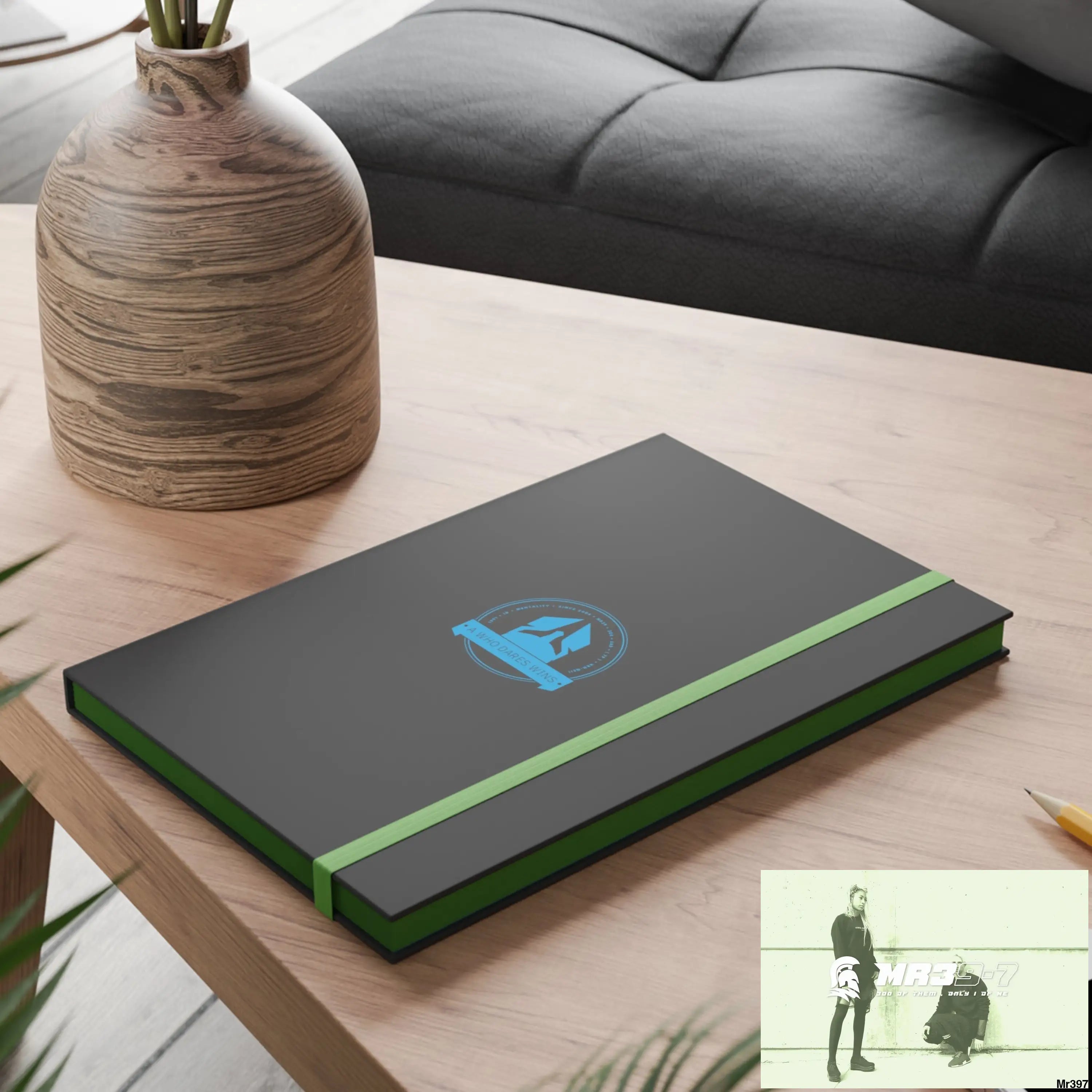A1 Who Dares Wins Color Contrast Notebook - Ruled Paper products