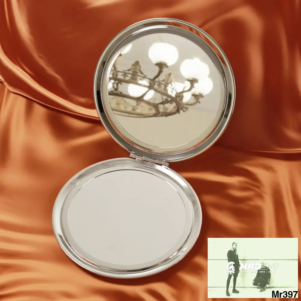 A1 Who Dares Wins Compact Travel Mirror Silver / Glossy / One size Accessories