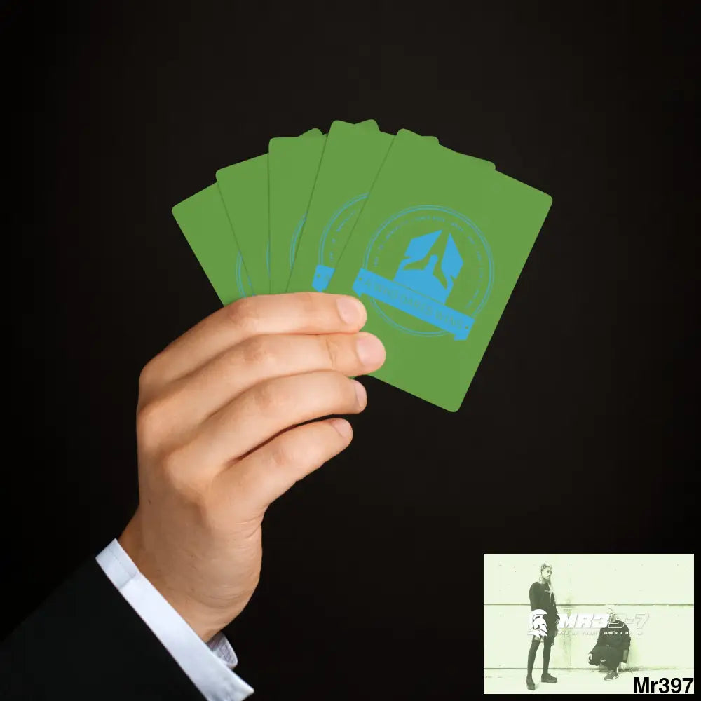 A1-Who Dares Wins Custom Poker Cards 2.47’’ x 3.47’’ / White / Semi Glossy Paper products