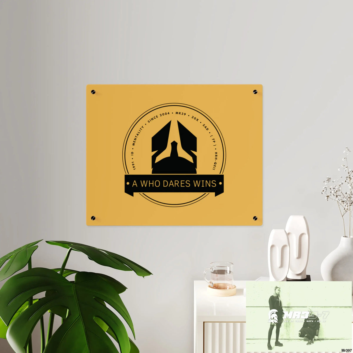 A1 Who Dares Wins Edition Acrylic Wall Art Panels 20″ x 16″ (Horizontal) / 0.25’’ Home Decor