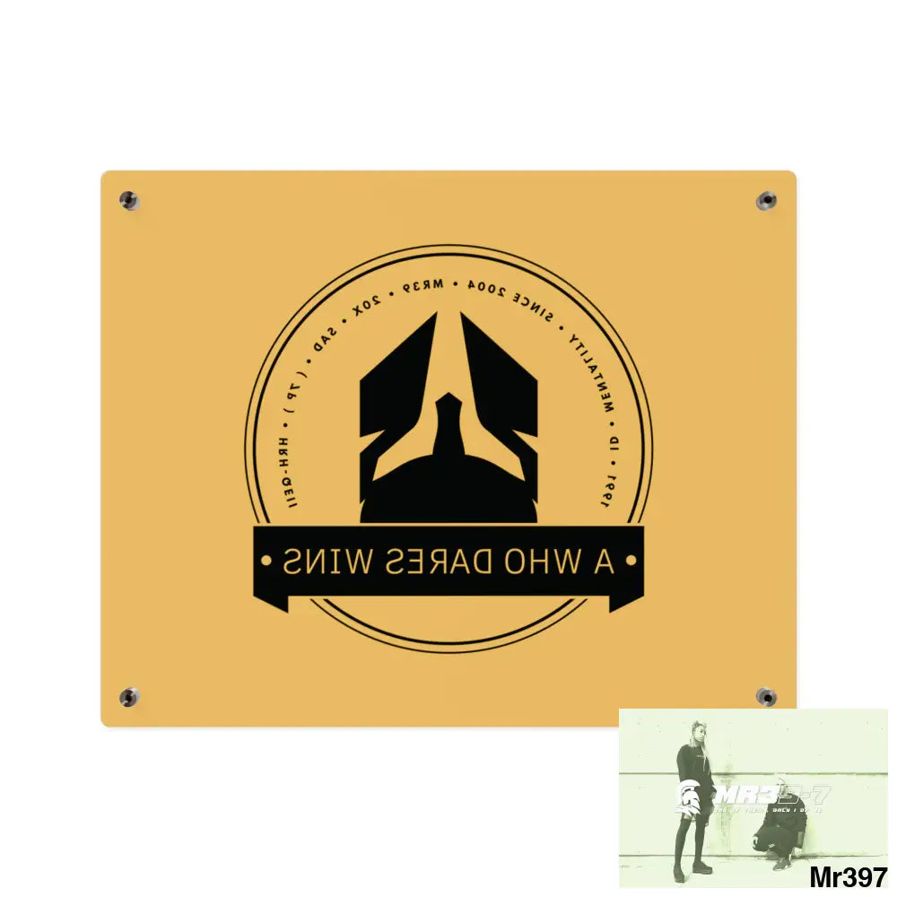 A1 Who Dares Wins Edition Acrylic Wall Art Panels 20″ x 16″ (Horizontal) / 0.25’’ Home Decor