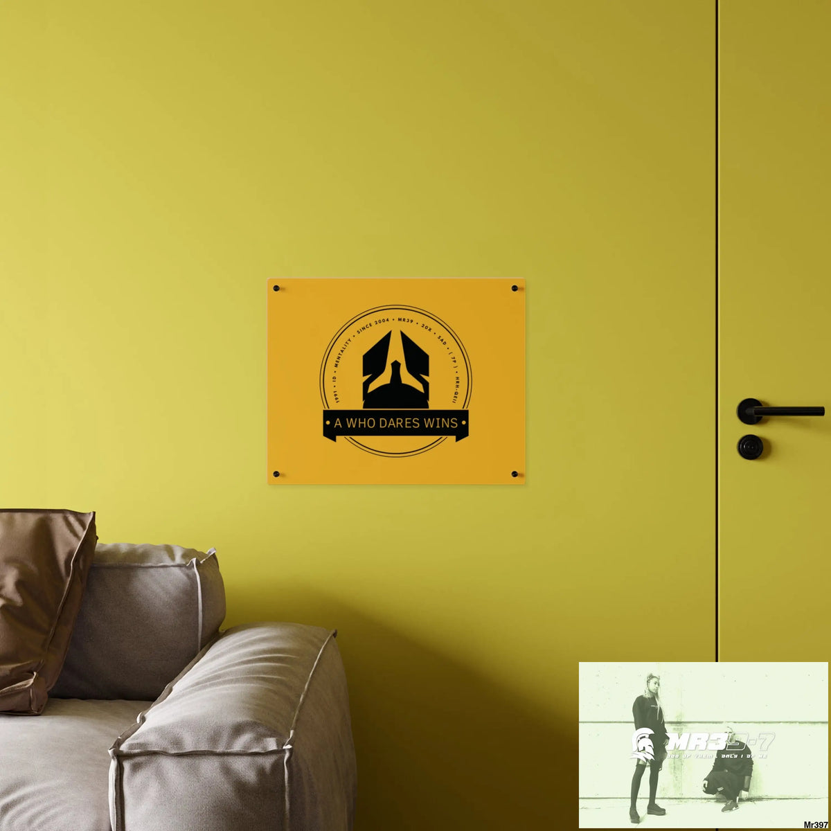 A1 Who Dares Wins Edition Acrylic Wall Art Panels 20″ x 16″ (Horizontal) / 0.25’’ Home Decor